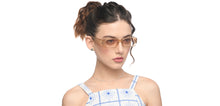 Load image into Gallery viewer, Brown Rectangle Full Rim Unisex Sunglasses by Vincent Chase Polarized-212312