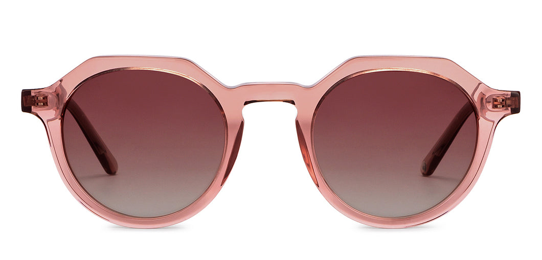 Brown Round Full Rim Unisex Sunglasses by John Jacobs-152264