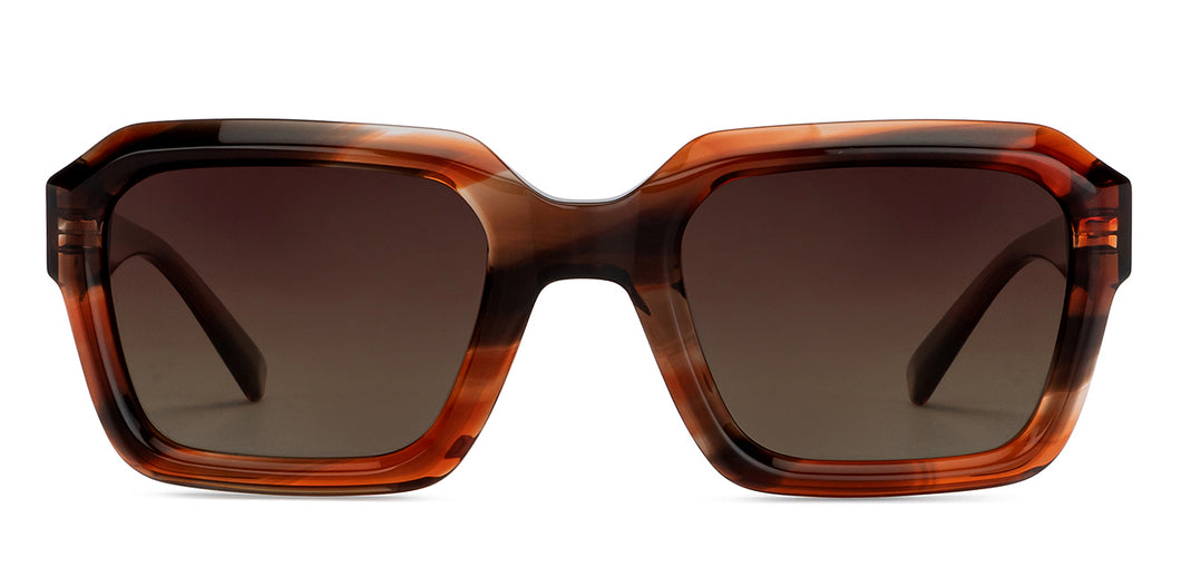 Tortoise Wayfarer Full Rim Unisex Sunglasses by John Jacobs-201694