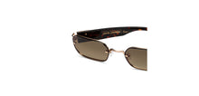Load image into Gallery viewer, Gold Rectangle Full Rim Women Sunglasses by John Jacobs-209446