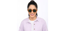 Load image into Gallery viewer, Brown Square Full Rim Unisex Sunglasses by John Jacobs-208166