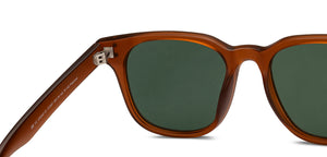 Brown Square Full Rim Unisex Sunglasses by Vincent Chase Polarized-212307