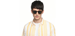 Brown Square Full Rim Unisex Sunglasses by Vincent Chase Polarized-212307