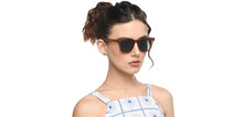 Load image into Gallery viewer, Brown Square Full Rim Unisex Sunglasses by Vincent Chase Polarized-212307