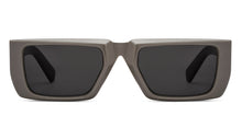 Load image into Gallery viewer, Brown Rectangle Full Rim Unisex Sunglasses by OJOS-209257