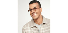 Load image into Gallery viewer, Brown Rectangle Full Rim Unisex Eyeglasses by Lenskart READERS-152154