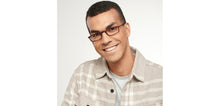 Load image into Gallery viewer, Brown Rectangle Full Rim Unisex Eyeglasses by Lenskart READERS-152154
