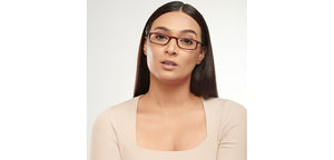 Brown Rectangle Full Rim Unisex Eyeglasses by Lenskart READERS-152155