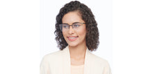 Load image into Gallery viewer, Brown Rectangle Half Rim Unisex Eyeglasses by Vincent Chase-207979