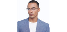 Load image into Gallery viewer, Brown Rectangle Half Rim Unisex Eyeglasses by Vincent Chase-207979