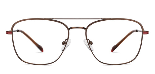 Brown Square Full Rim Unisex Eyeglasses by Vincent Chase-150397