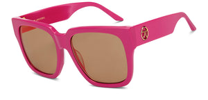 Pink Wayfarer Full Rim Women Sunglasses by John Jacobs-212340