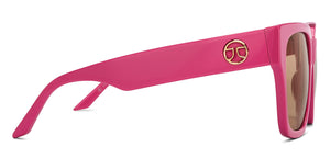Pink Wayfarer Full Rim Women Sunglasses by John Jacobs-212340