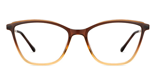 Brown Cat Eye Full Rim Women Eyeglasses by Lenskart Air-151711
