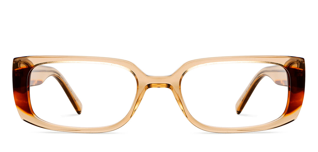 Brown Rectangle Full Rim Unisex Eyeglasses by Lenskart STUDIO-207683