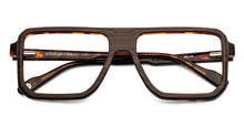 Load image into Gallery viewer, Brown Square Full Rim Men Eyeglasses by John Jacobs-151336