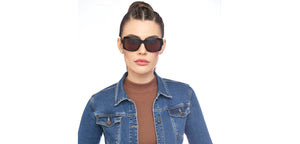 Tortoise Wayfarer Full Rim Unisex Sunglasses by John Jacobs-201674