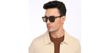Load image into Gallery viewer, Tortoise Square Full Rim Unisex Sunglasses by John Jacobs-208136