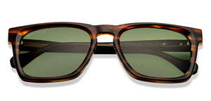Tortoise Square Full Rim Unisex Sunglasses by John Jacobs-208136