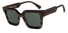 Load image into Gallery viewer, Brown Square Full Rim Unisex Sunglasses by John Jacobs-208157