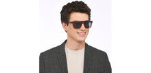 Load image into Gallery viewer, Brown Square Full Rim Unisex Sunglasses by John Jacobs-208147