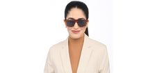 Load image into Gallery viewer, Brown Square Full Rim Unisex Sunglasses by John Jacobs-208147