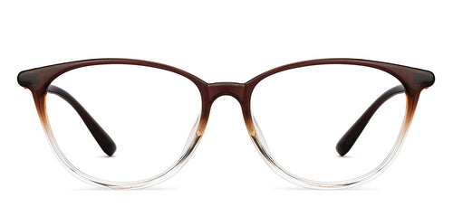 Brown Cat Eye Full Rim Unisex Eyeglasses by Lenskart Air-150554