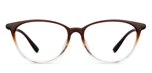 Brown Cat Eye Full Rim Unisex Eyeglasses by Lenskart Air-150554