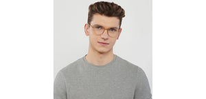 Brown Rectangle Full Rim Unisex Eyeglasses by Lenskart Air-150589