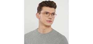 Brown Rectangle Full Rim Unisex Eyeglasses by Lenskart Air-150589