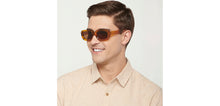 Load image into Gallery viewer, Brown Rectangle Full Rim Unisex Sunglasses by Vincent Chase Polarized-151901
