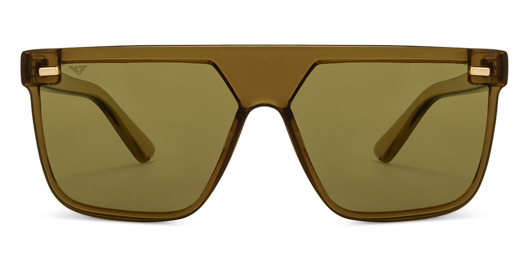 Brown Wayfarer Full Rim Unisex Sunglasses by Vincent Chase-200463