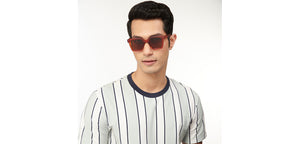Brown Wayfarer Full Rim Unisex Sunglasses by Vincent Chase Polarized-206923