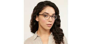 Brown Cat Eye Full Rim Women Eyeglasses by Vincent Chase Computer Glasses-206088
