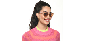 Brown Cat Eye Full Rim Women Sunglasses by Vincent Chase Polarized-215460