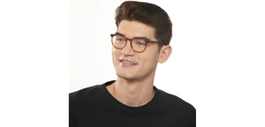 Brown Round Full Rim Unisex Eyeglasses by Vincent Chase-151621