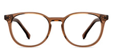 Load image into Gallery viewer, Brown Round Full Rim Unisex Eyeglasses by Vincent Chase Computer Glasses-205159