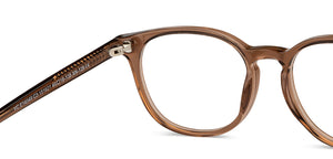 Brown Round Full Rim Unisex Eyeglasses by Vincent Chase-151621