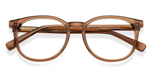 Brown Round Full Rim Unisex Eyeglasses by Vincent Chase-151621
