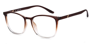Brown Square Full Rim Unisex Eyeglasses by Lenskart Air-150565