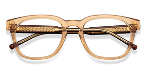 Brown Wayfarer Full Rim Unisex Eyeglasses by John Jacobs-205982