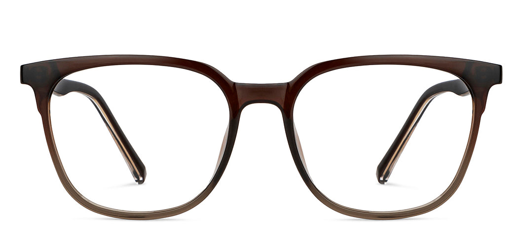 Brown Square Full Rim Unisex Eyeglasses by Lenskart Air-151683