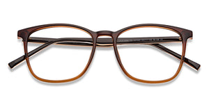 Brown Square Full Rim Unisex Eyeglasses by Lenskart Air-151685