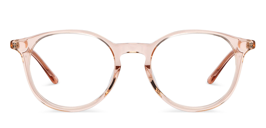Brown Round Full Rim Unisex Eyeglasses by Vincent Chase-201612