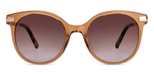 Load image into Gallery viewer, Brown Wayfarer Full Rim Unisex Sunglasses by John Jacobs-152730