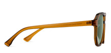 Load image into Gallery viewer, Brown Geometric Full Rim Unisex Sunglasses by Vincent Chase-200498