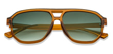 Load image into Gallery viewer, Brown Geometric Full Rim Unisex Sunglasses by Vincent Chase-200498