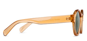 Brown Round Full Rim Unisex Sunglasses by Vincent Chase Polarized-151895