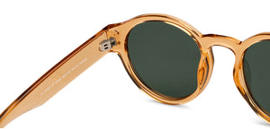 Brown Round Full Rim Unisex Sunglasses by Vincent Chase Polarized-151895