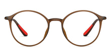 Load image into Gallery viewer, Brown Round Full Rim Unisex Eyeglasses by Lenskart Air-151533